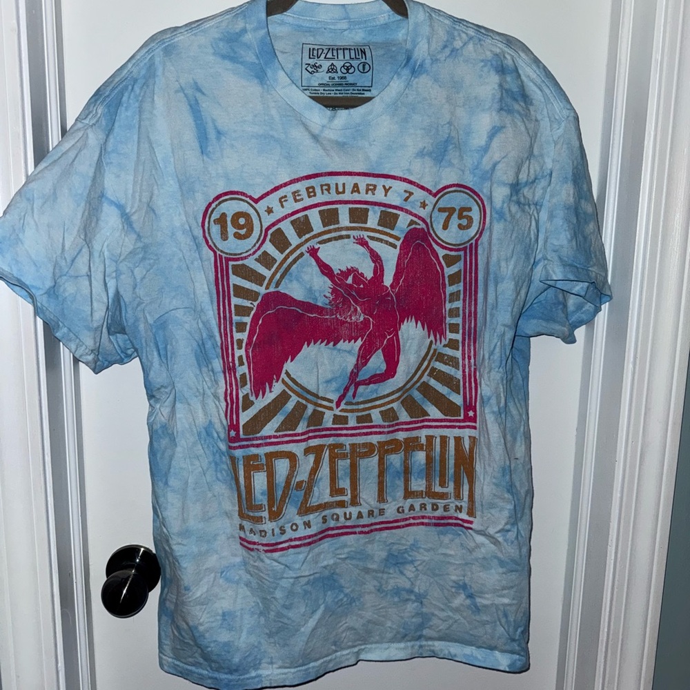 Blue Led Zeppelin Graphic T-Shirt